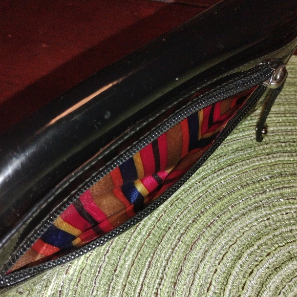 TIGNANELLO Black Patent Leather Woman's Wallet - Picture 6 of 8